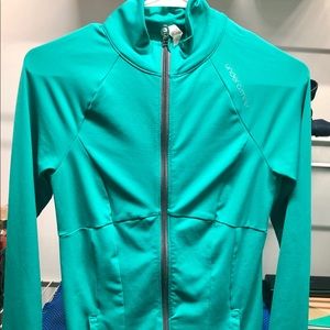 Green/Teal Under Armour Zip Up sweater